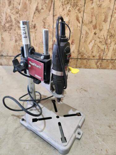 Mini drill press w dremel