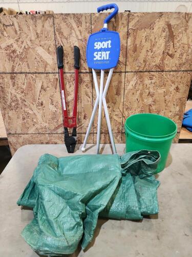 24" Canle crimper, tarp sz unknown, sport seat