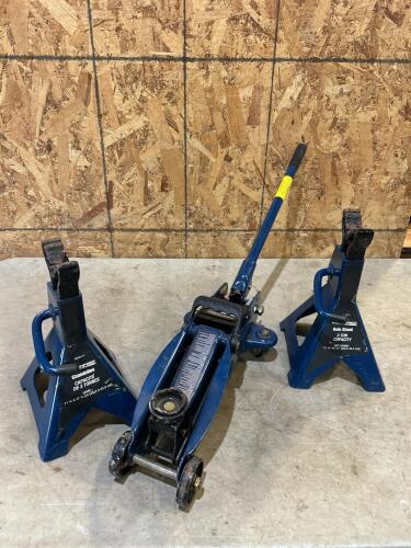 2ton floor jack, 3 ton jack stands