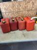 4 5Gal gas cans