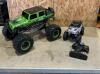 2 RC Cars untested as is no remote for green
