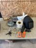 Air fittings, hoist controls, welding helmet, etc
