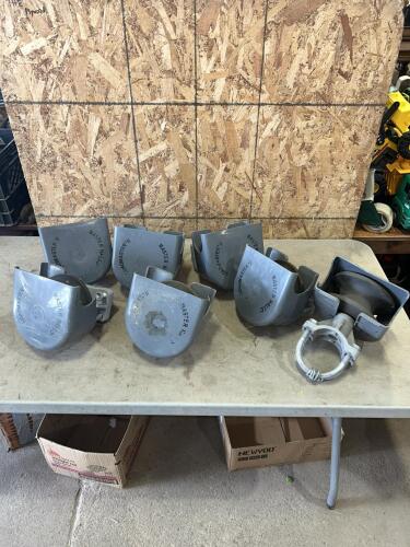 7&rdquo; Industrial pulley w post bracket
