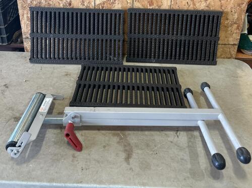 Composite grates, rolling stand