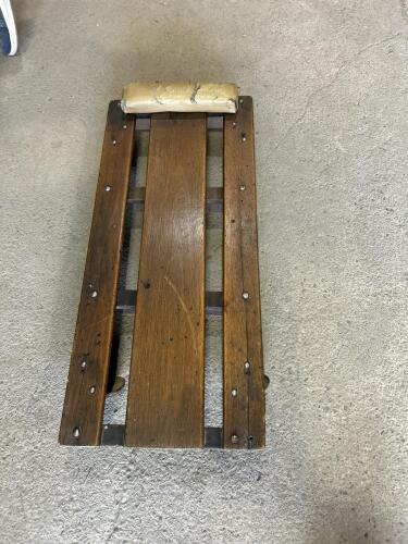 Vintage wooden mechanics creeper