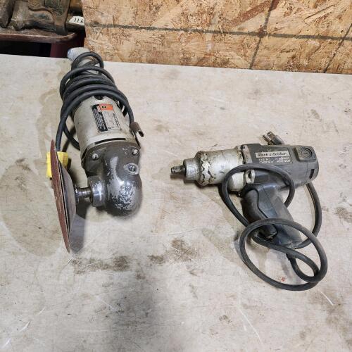 Heavy duty sander, 1/2" impact