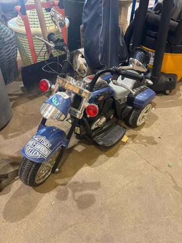 Harley davidson kids ride on toy