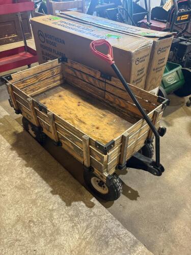 Wooden wagon