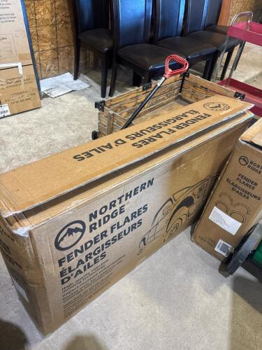 Unused truck fender flares