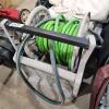 Garden hose on reel