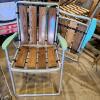 2 Folding patio chairs