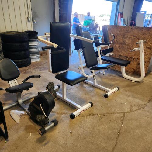 4 Exercise machines