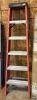 6&rsquo; Featherlite fibreglass stepladder