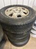4 225/70R16 Alum wheels 85% tread