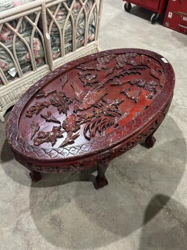 Vintage ornamental coffee table