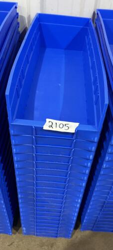 20 Storage bins 6&rdquo;W 18&rdquo;L 4&rdquo;H