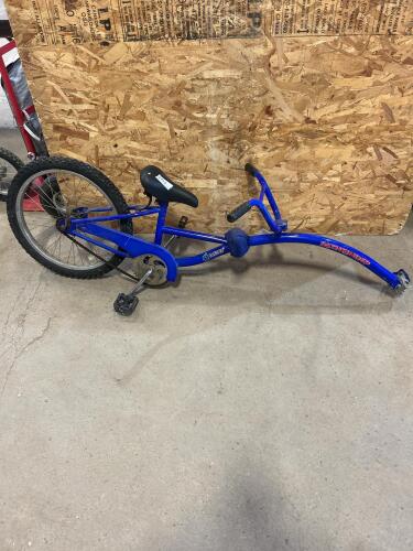 Tow behind bike