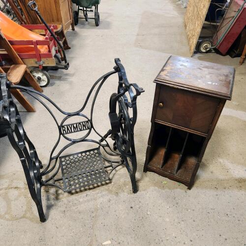 Magazine rack, sewing machine stand