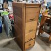4 Drawer letter size wooden filing cabinet