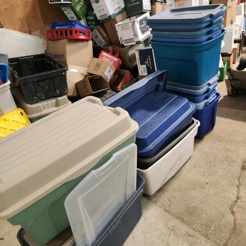 Assorted tubs