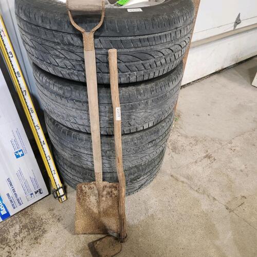 Garden hoe, shovel