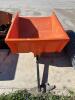 Poly lawn cart 39&rdquo;W 46&rdquo;L