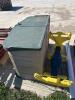 Deck box, kids swing