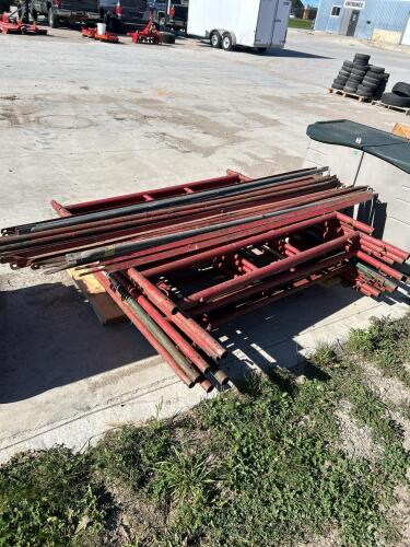 Lift of scaffolding
