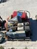 Skid of as is air tanks & compressors