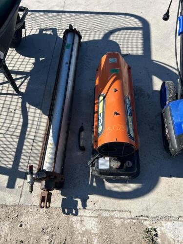 45000BTU Heater as is, cylinder as is
