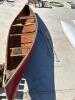 16' Cedar strip/fiberglass canoe w paddles