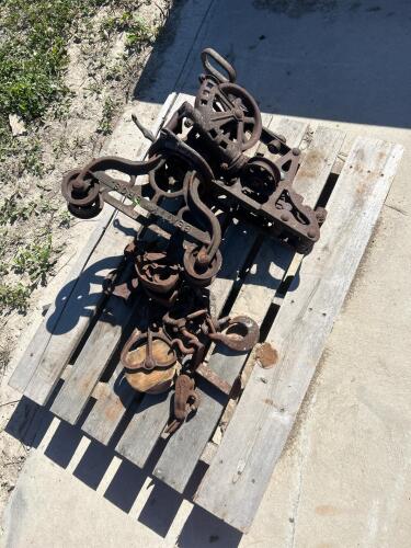 Antique Beatty Bros Hay trolley