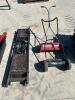 2 Reel mowers, garden trellises