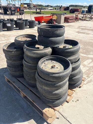 Skid of 4 1/2"x 16&rdquo; CASE IH press wheels