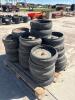 Skid of 4 1/2"x 16&rdquo; CASE IH press wheels