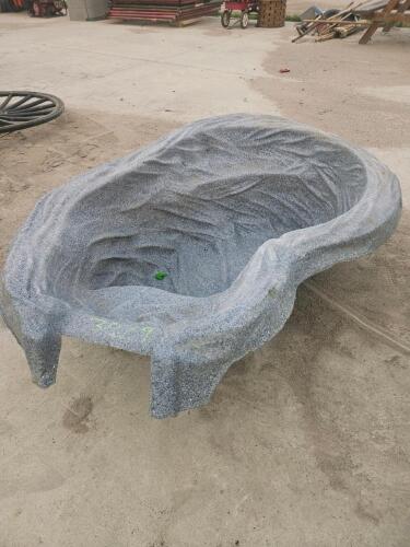 Plastic in ground pool 30"W 48"L 15"H
