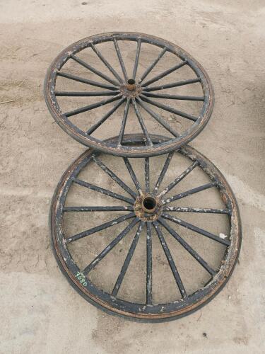 36" & 40" Decorative buggy wheels