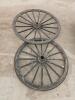 36" & 40" Decorative buggy wheels