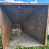 2 pc Hopper bottom feed bin 6'W 11'H - 2