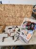 Assorted tools, trailer lights