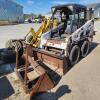 S100 Bobcat diesel Skidsteer w manure fork, bucket, bale fork, 1086hrs, in good running order