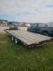 2009 Miska trailer w ownership 8'x18', extra set of wheels, nearly new tires & working lights - 3