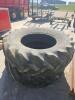 2 18.4-30 Weather checked tires very little thread