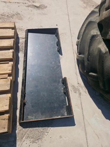 46" Skidsteer back plate