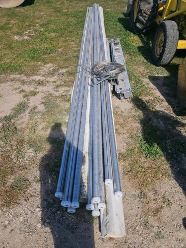 2 24'x14' Canvas roll up doors complete w mounting hardware