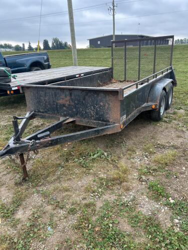 Tandem axel utility trailer 72&rdquo;W 12&rsquo;L no ownership