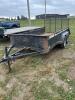 Tandem axel utility trailer 72&rdquo;W 12&rsquo;L no ownership