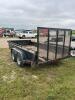 Tandem axel utility trailer 72&rdquo;W 12&rsquo;L no ownership - 4