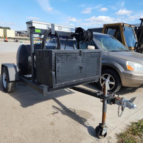 54"W 7'L Pressure washer trailer no ownership as is