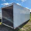 8'x20' Truck box, insulated ceiling, back door needs a few track wheels replaced